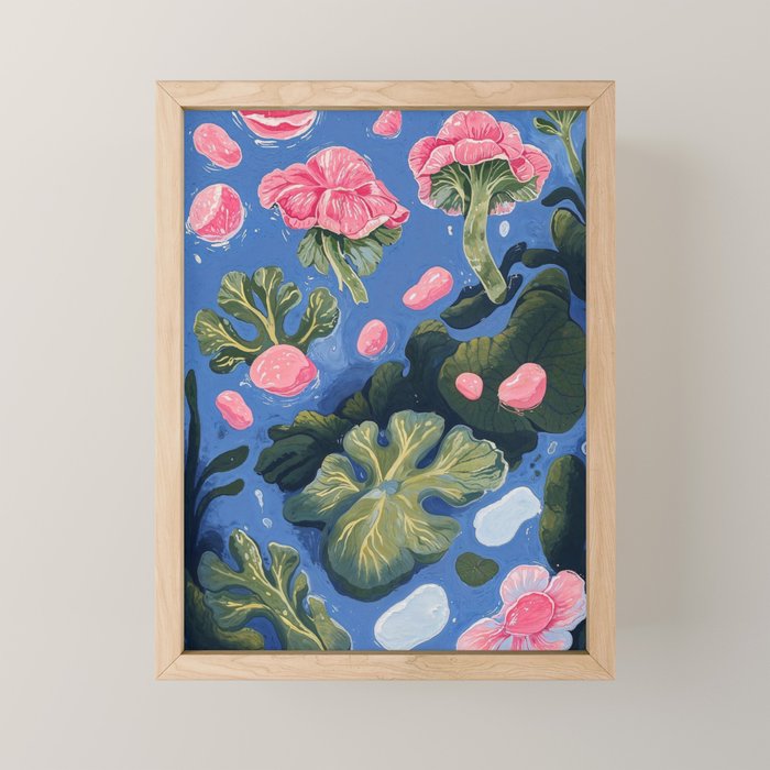 Oceanic Life - Plants and Flowers Mini Art Print Gallery Image 1