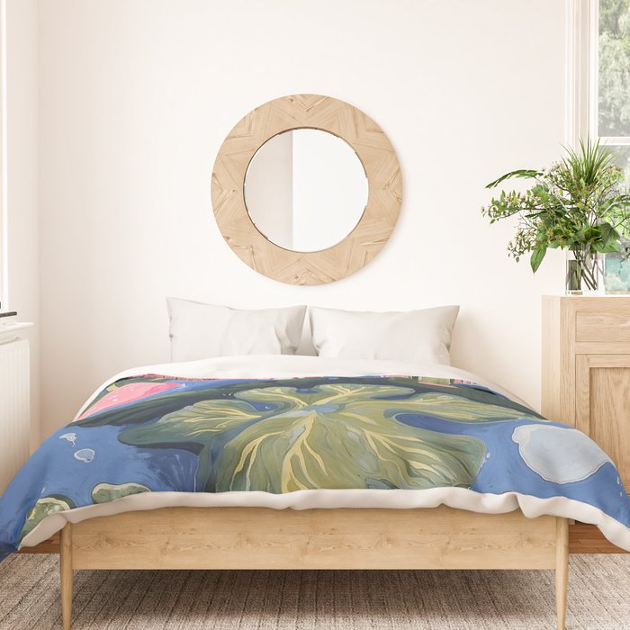 Oceanic Life - Plants and Flowers Duvet Cover Gallery Image 3
