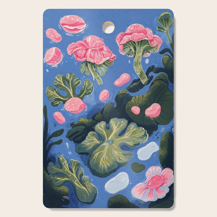 Oceanic Life - Plants and Flowers Cutting Board Gallery Image 1