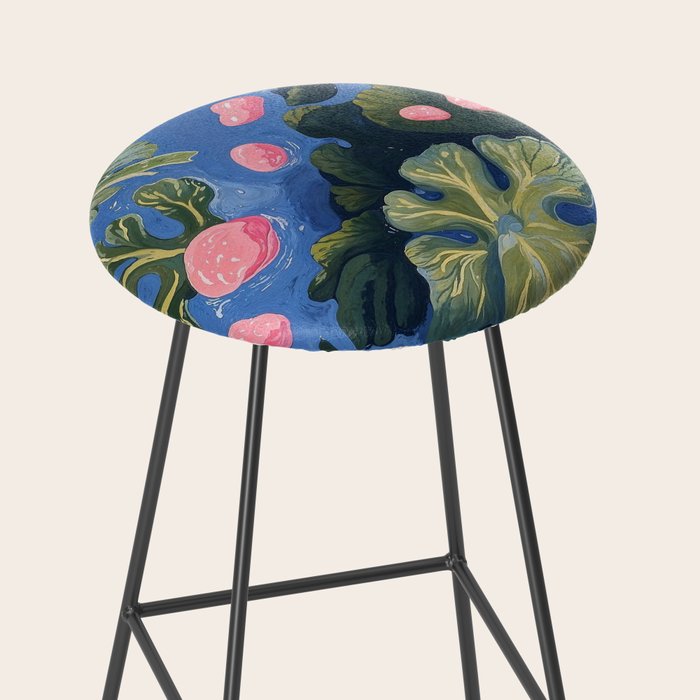Oceanic Life - Plants and Flowers Stool Gallery Image 2