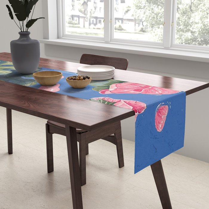 Oceanic Life - Plants and Flowers Table Runner Gallery Image 2