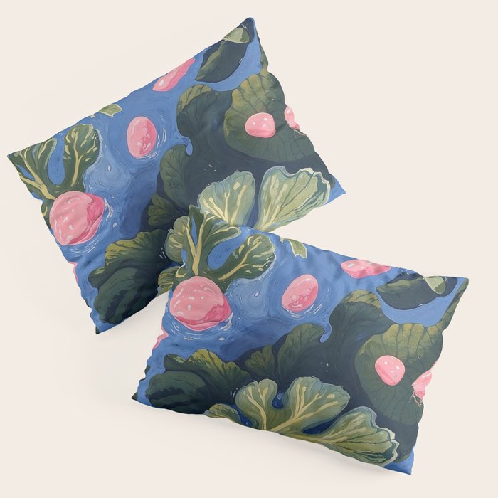 Oceanic Life - Plants and Flowers Pillow Sham Gallery Image 1