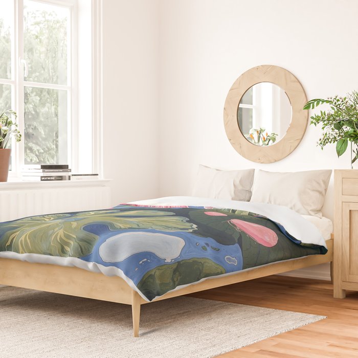 Oceanic Life - Plants and Flowers Duvet Cover Gallery Image 2