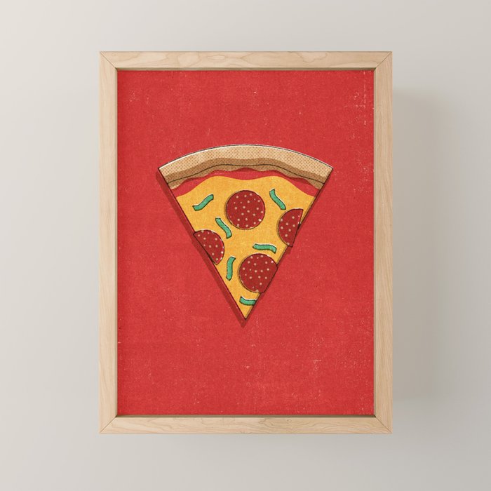 FAST FOOD / Pizza Mini Art Print Gallery Image 1