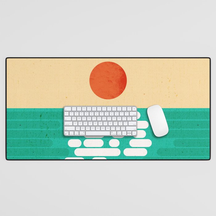 Sun over the sea Desk Mat Gallery Image 1