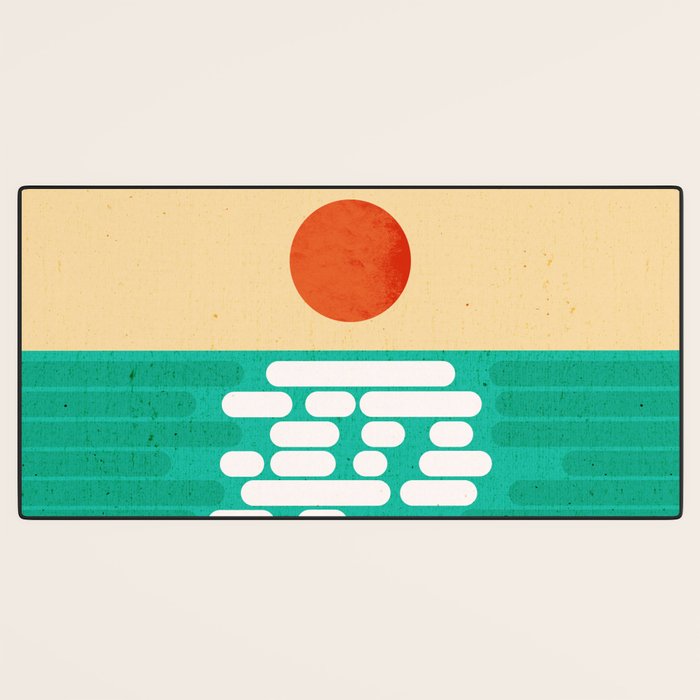 Sun over the sea Desk Mat Gallery Image 3