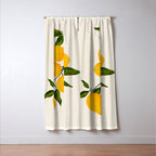 Lemon 3 Window Curtain Gallery Image 3