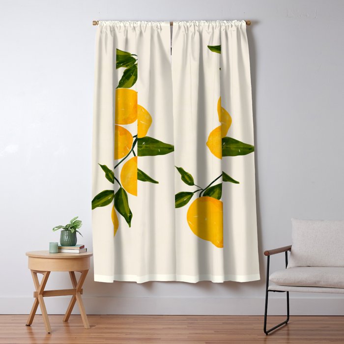 Lemon 3 Window Curtain Gallery Image 5