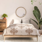 Fleur De Lis In Neutral Comforter Gallery Image 3