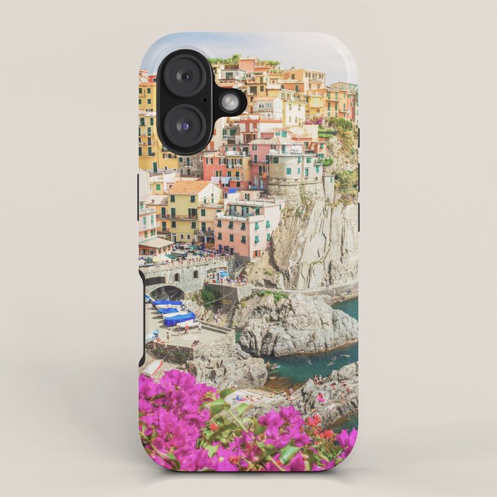 Bella Italia - Manarola, Cinque Terre Italy - Photo Society6 Art Print - Holiday Travel Photography iPhone Case Gallery Image 1