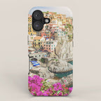 Bella Italia - Manarola, Cinque Terre Italy - Photo Society6 Art Print - Holiday Travel Photography iPhone Case Gallery Image 1