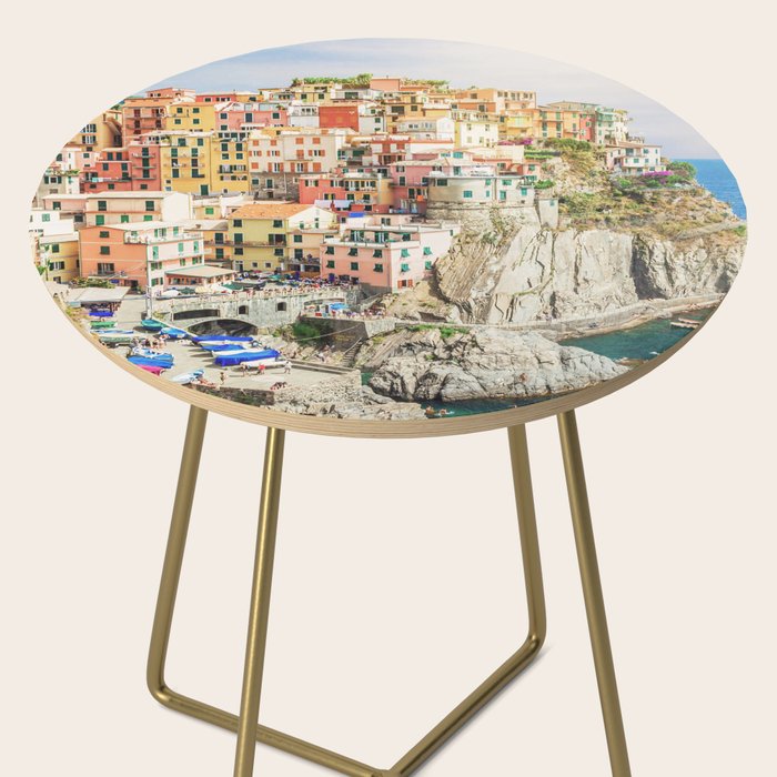 Bella Italia - Manarola, Cinque Terre Italy - Photo Society6 Art Print - Holiday Travel Photography Side Table Gallery Image 2