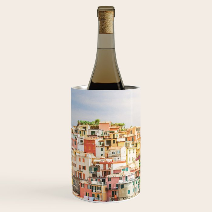 Bella Italia - Manarola, Cinque Terre Italy - Photo Society6 Art Print - Holiday Travel Photography Wine Chiller Gallery Image 1