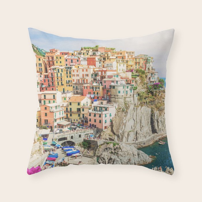 Bella Italia - Manarola, Cinque Terre Italy - Photo Society6 Art Print - Holiday Travel Photography Throw Pillow Gallery Image 6