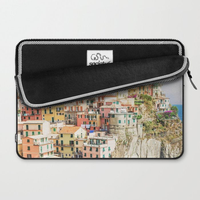 Bella Italia - Manarola, Cinque Terre Italy - Photo Society6 Art Print - Holiday Travel Photography Laptop Sleeve Gallery Image 2