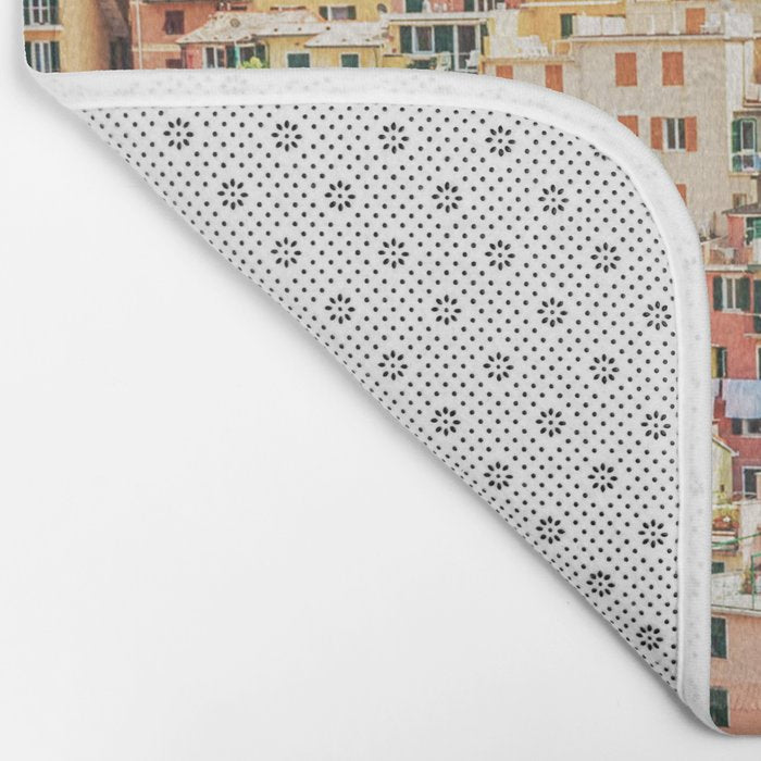 Bella Italia - Manarola, Cinque Terre Italy - Photo Society6 Art Print - Holiday Travel Photography Bath Mat Gallery Image 2