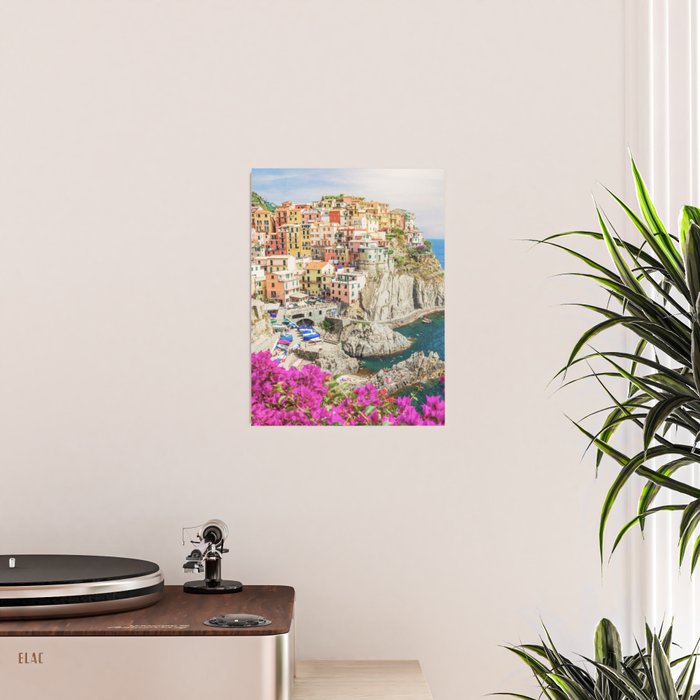 Bella Italia - Manarola, Cinque Terre Italy - Photo Society6 Art Print - Holiday Travel Photography Poster Gallery Image 2