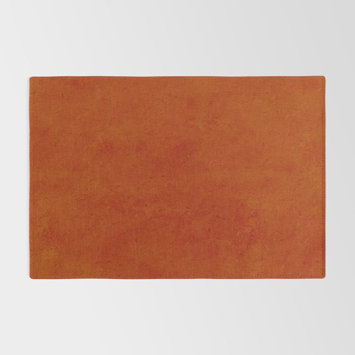 concrete orange brown copper plain texture Rug Gallery Image 2