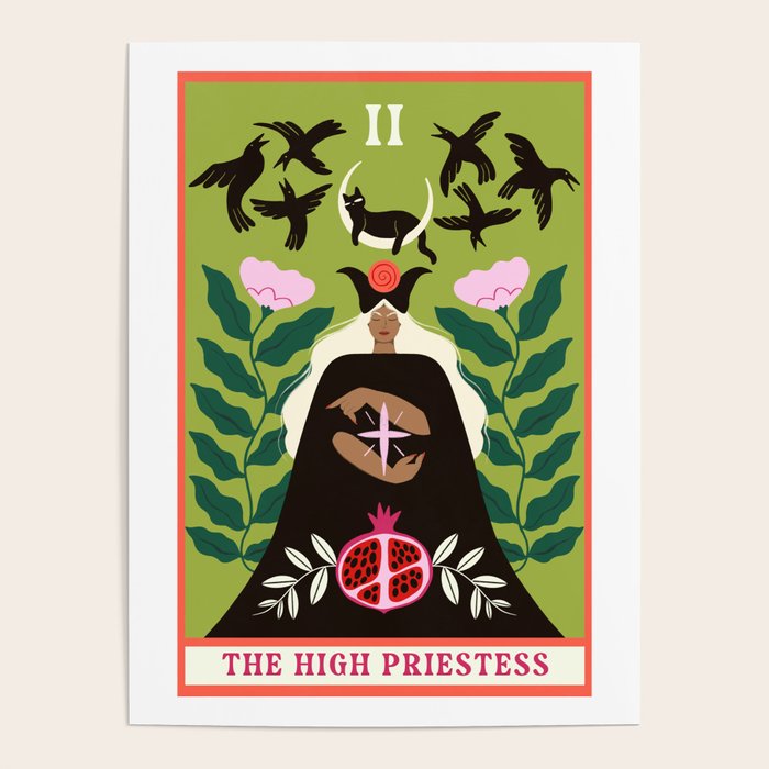 The High Priestess Tarot Card Poster Gallery Image 4
