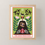 The High Priestess Tarot Card Mini Art Print Gallery Image 1