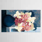 Cottage Iris View Tablecloth Gallery Image 2