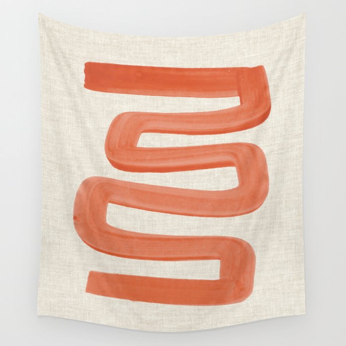 Orange Ghost Road  Wall Tapestry Gallery Image 4