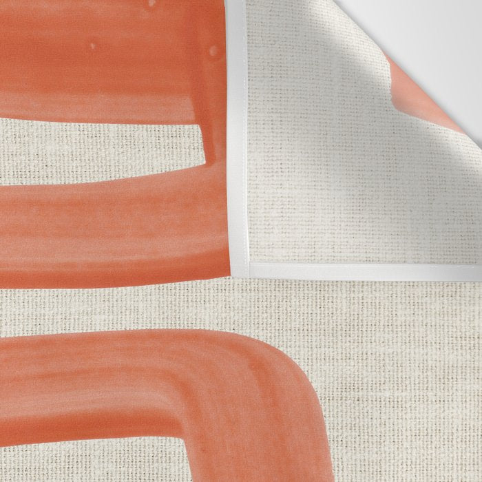 Orange Ghost Road  Wall Tapestry Gallery Image 3