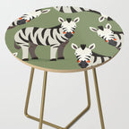 Zebra, Animal Portrait Side Table Gallery Image 2