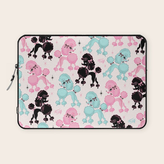 Poodlerama Retro Poodles Laptop Sleeve Gallery Image 1