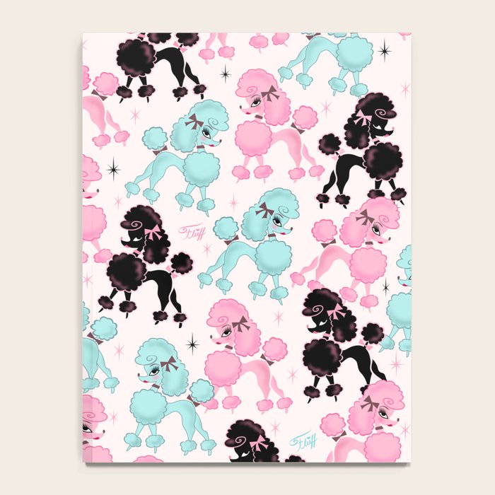 Poodlerama Retro Poodles Notebook Gallery Image 4