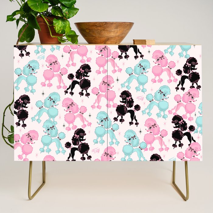 Poodlerama Retro Poodles Credenza Gallery Image 1