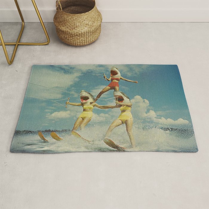 On Evil Beach - Shark Attack Rug Gallery Image 1