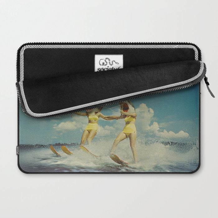 On Evil Beach - Shark Attack Laptop Sleeve Gallery Image 2