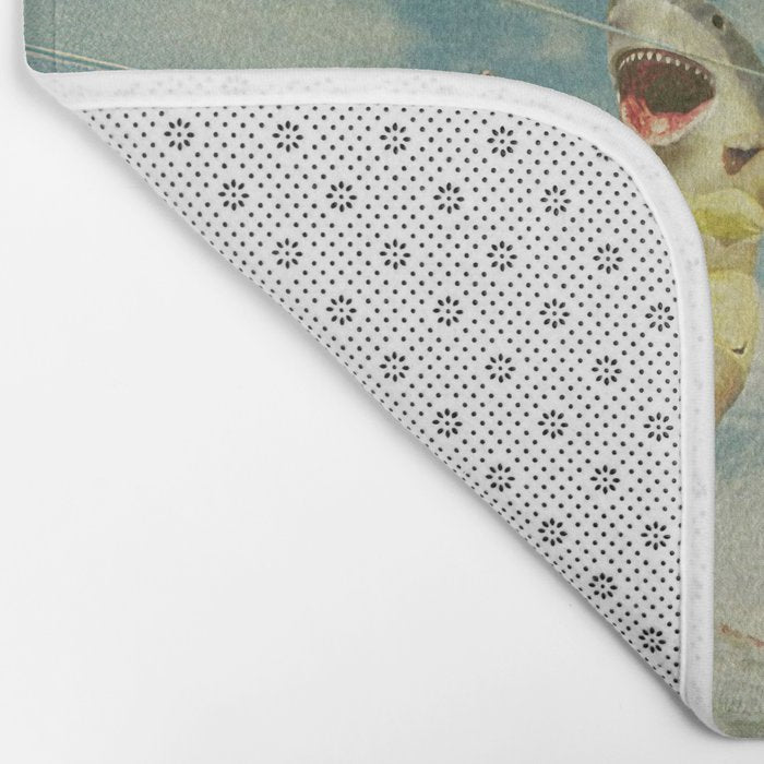 On Evil Beach - Shark Attack Bath Mat Gallery Image 2