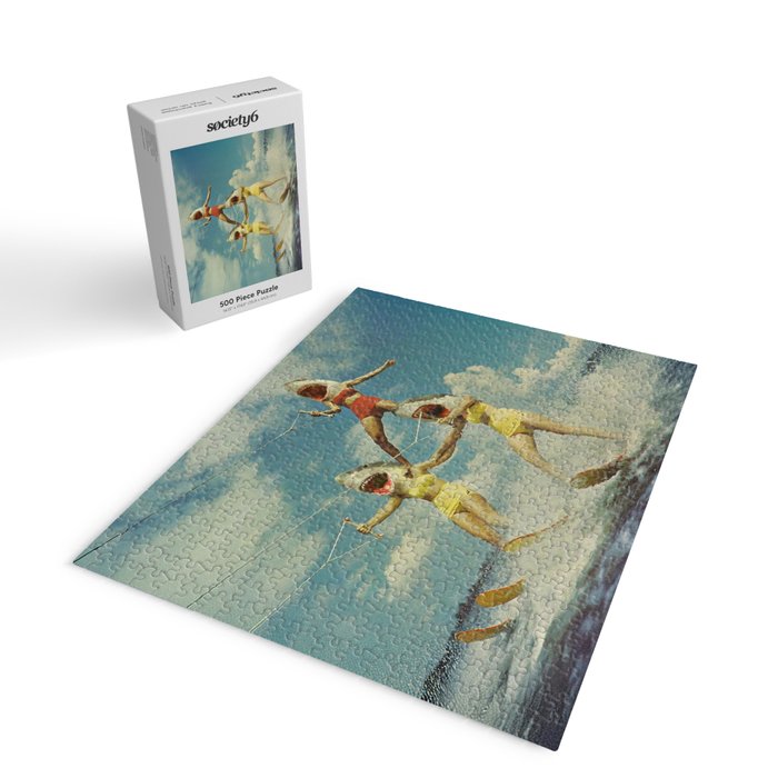 On Evil Beach - Shark Attack Jigsaw Puzzle Gallery Image 2