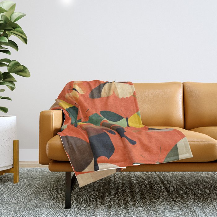 Beautiful Butterflies 3 Throw Blanket Gallery Image 1
