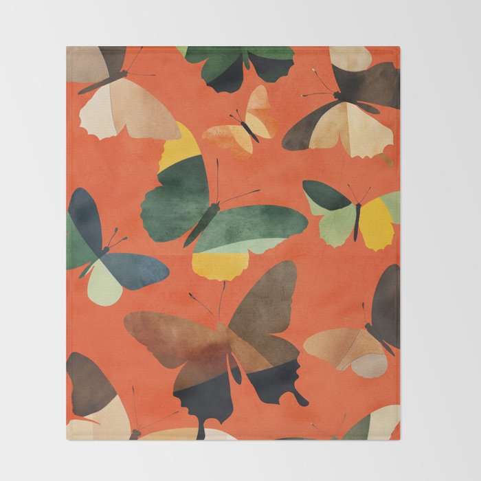 Beautiful Butterflies 3 Throw Blanket Gallery Image 2