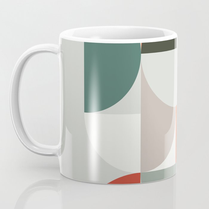 Mid Century Geometric 14 Coffee Mug Gallery Image 3