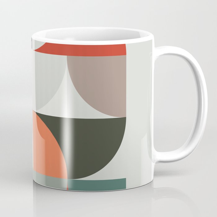 Mid Century Geometric 14 Coffee Mug Gallery Image 1
