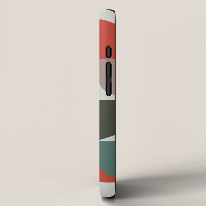Mid Century Geometric 14 iPhone Case Gallery Image 2
