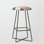 Mid Century Geometric 14 Stool Gallery Image 1