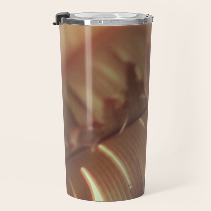 Sunset Banana Leaves tropical leaf botanical photograph Travel Mug Gallery Image 3