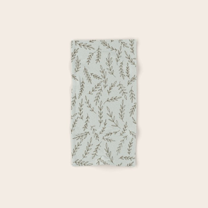 Rosemary Sketch Pattern Bath Towel Gallery Image 1