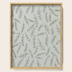 Rosemary Sketch Pattern Serving Tray Gallery Image 1