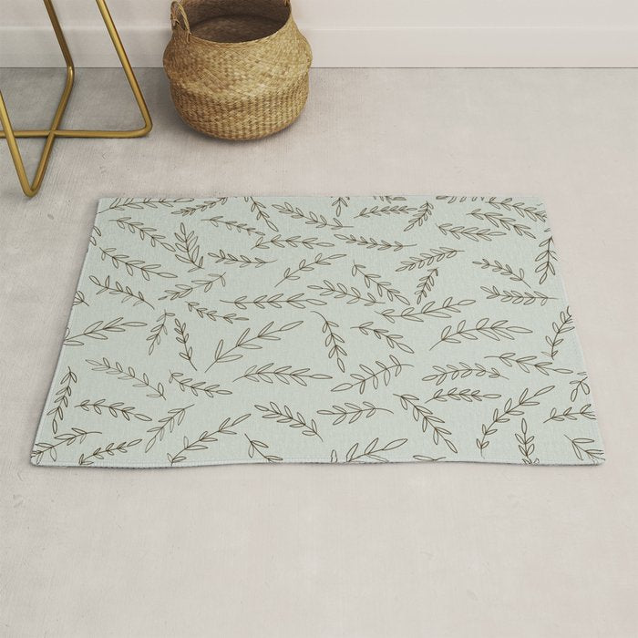 Rosemary Sketch Pattern Rug Gallery Image 1