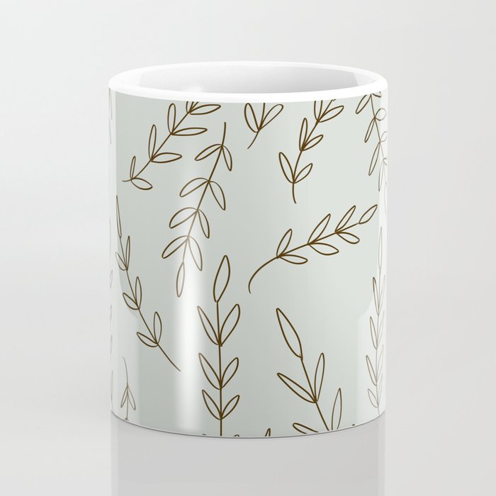 Rosemary Sketch Pattern Coffee Mug Gallery Image 4
