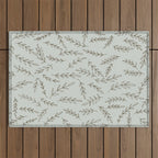 Rosemary Sketch Pattern Outdoor Rug Gallery Image 1