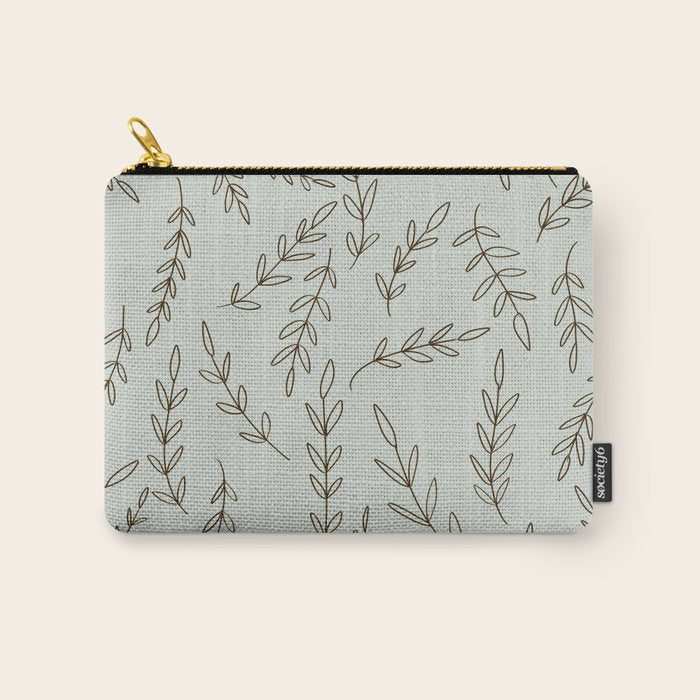 Rosemary Sketch Pattern Carry All Pouch Gallery Image 1