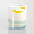 Tuscany italy landscape abstract art Coffee Mug Gallery Image 4