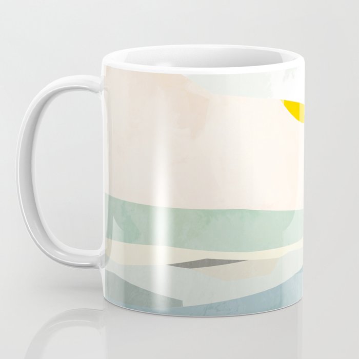 Tuscany italy landscape abstract art Coffee Mug Gallery Image 3